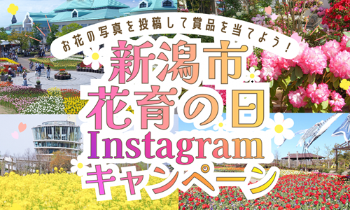新潟市花育の日Instagramキャンペーンを実施します！