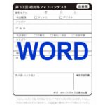 潟コン応募票サムネイル（WORD）